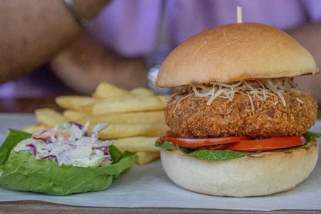 Black Bean & Cottage Cheese Burger